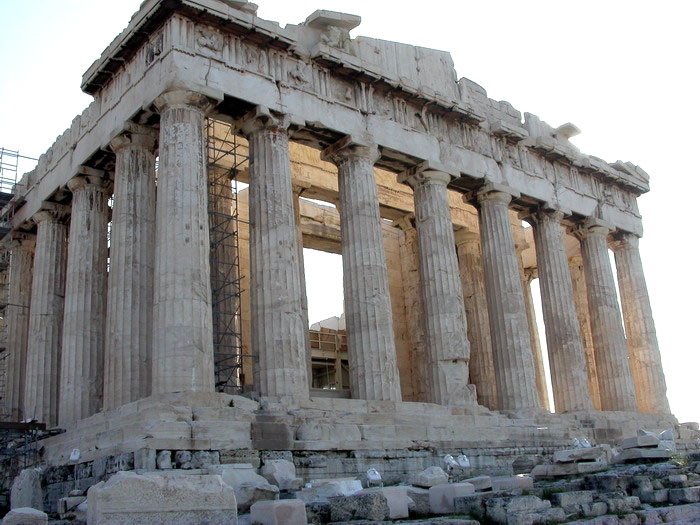 古希腊柱式特征